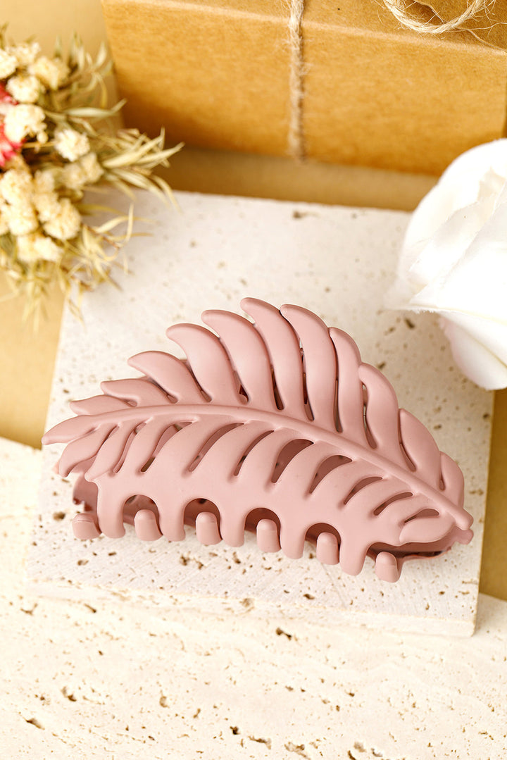 Pince à cheveux tendance à grandes feuilles