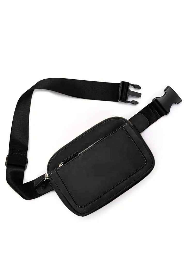 Minimalist Multi-zipped Crossbody Bag