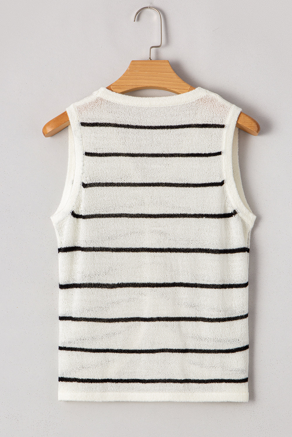 Buttoned V Neck Slim Fit Sweater Vest