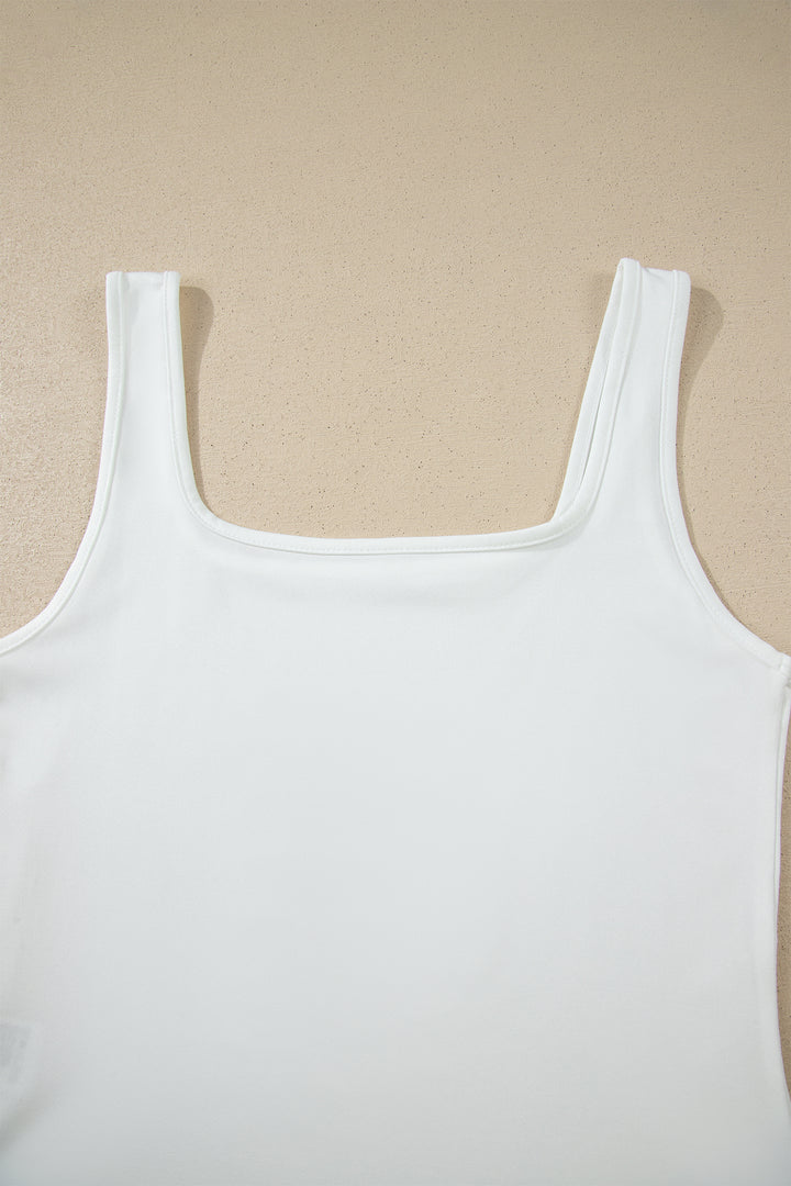 White Sheer Lace Round Neck T Shirt