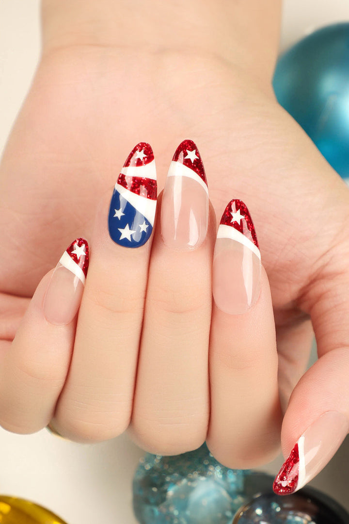Autocollants pour ongles du jour de l'indépendance