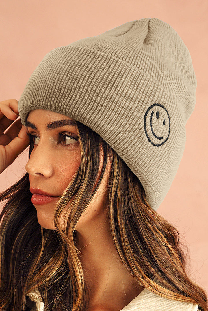 Smiley Face Eaveless Beanie Mützen