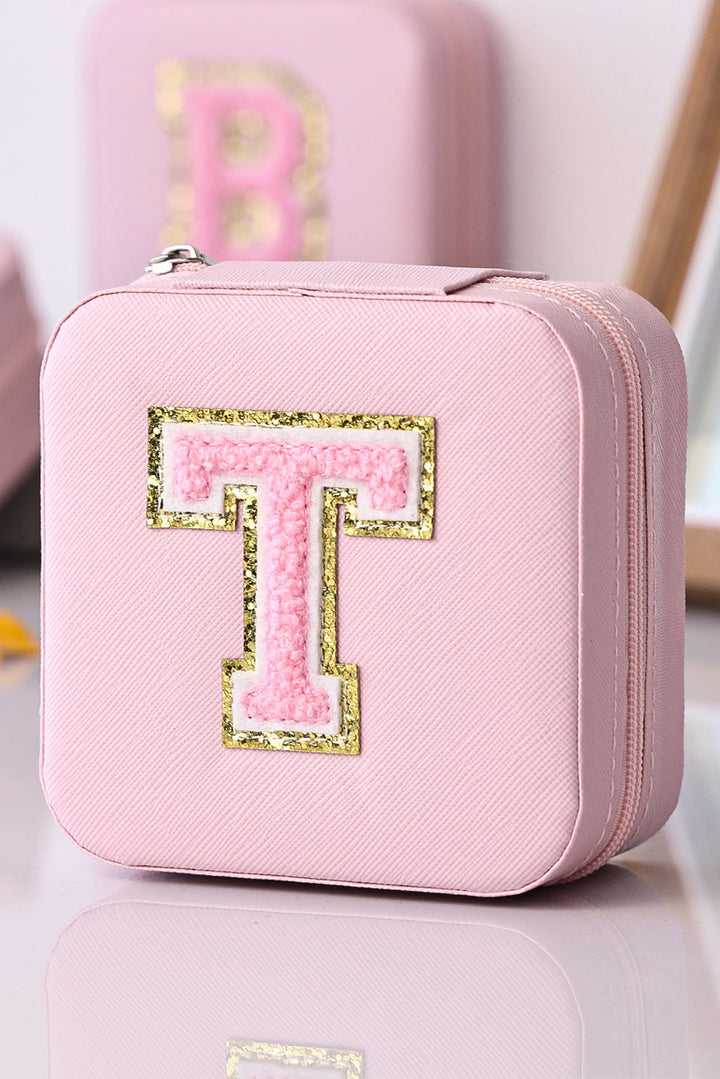 Portable Chenille T Small Jewelry Box