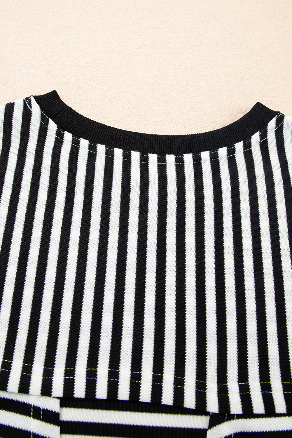 Bowknot Cutout Back Drop Shoulder Wide Bracelet Sleeve Loose Tee