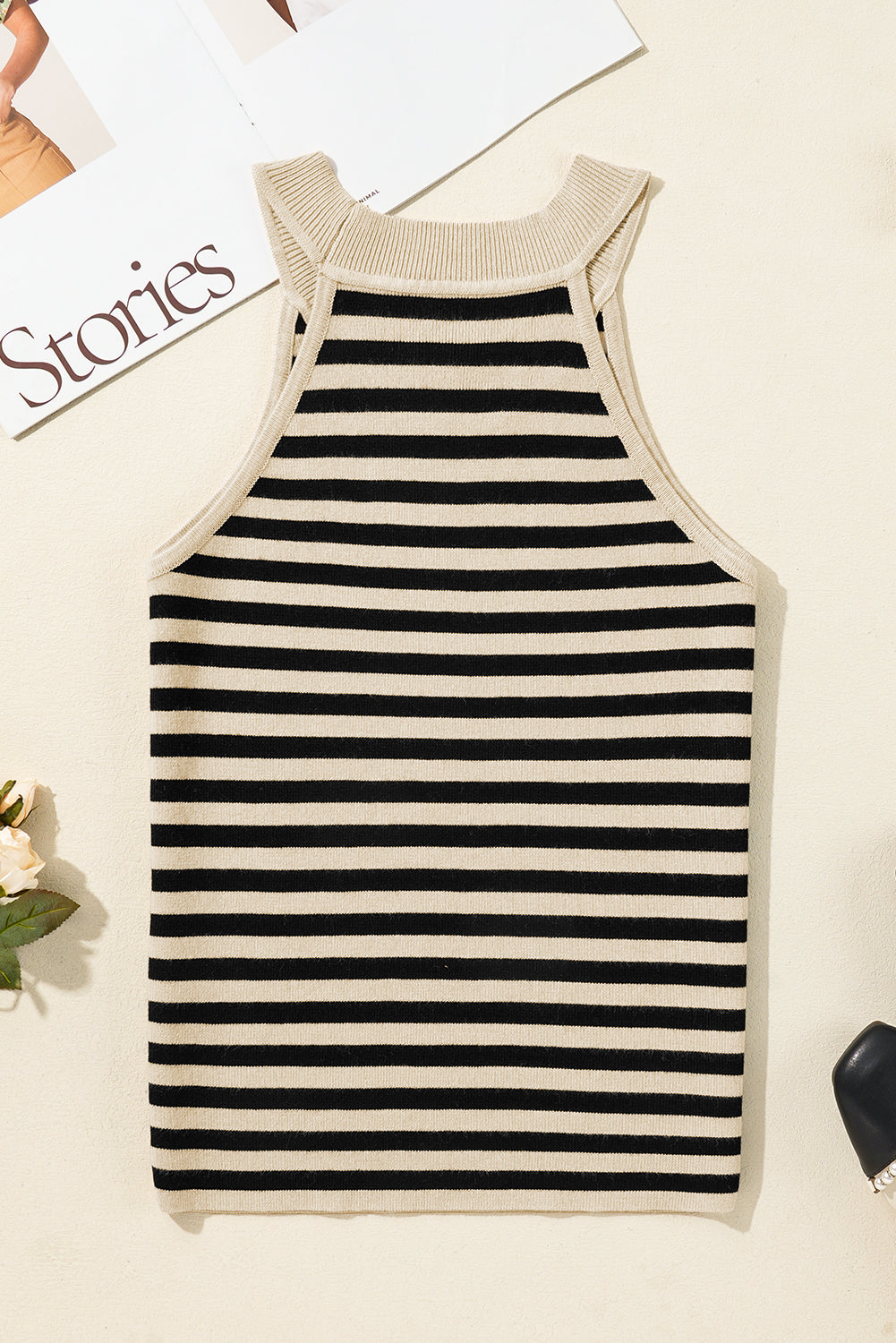 Crew Neck Slim Fit Sweater Vest