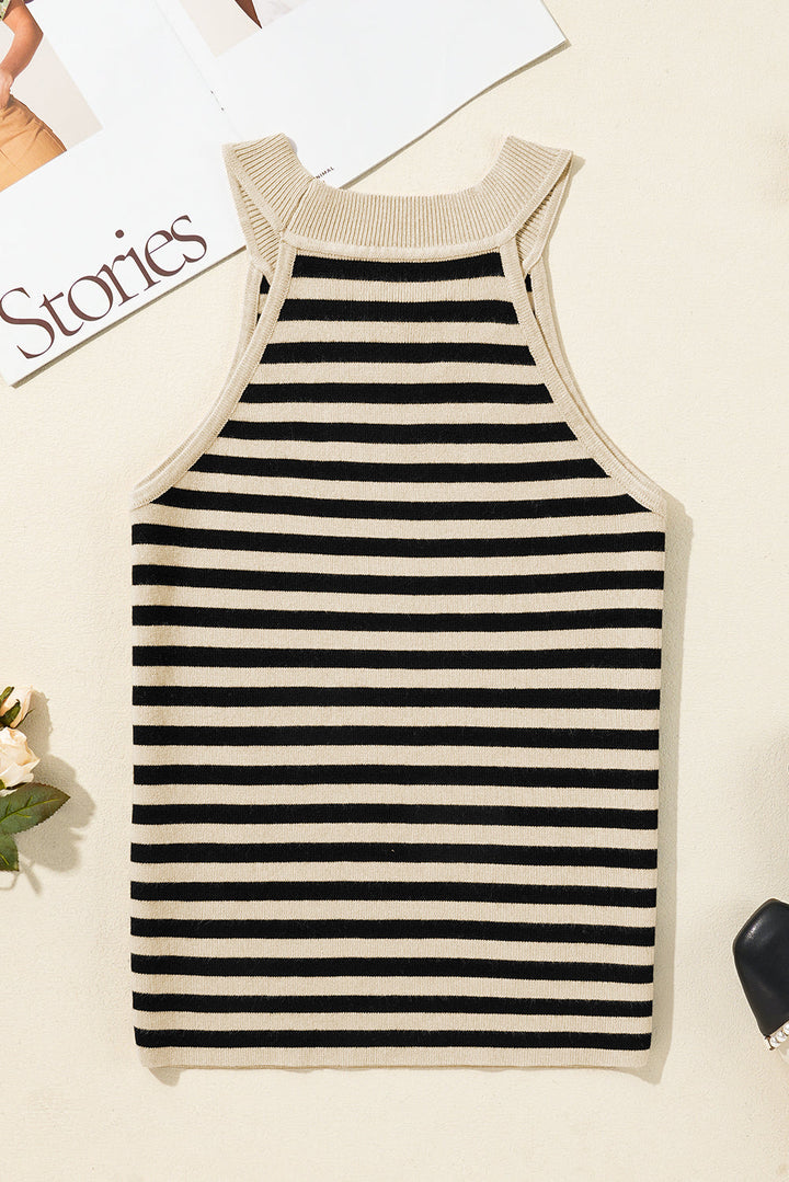 Crew Neck Slim Fit Sweater Vest
