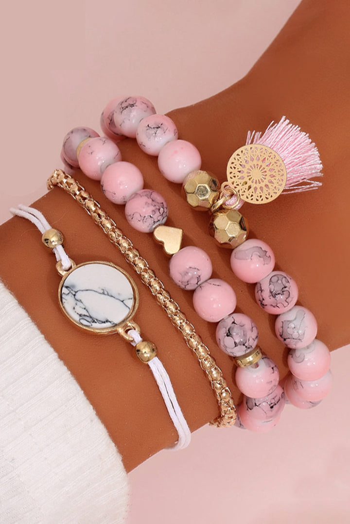 Boho Style Beaded Multi Layer Bracelet Set