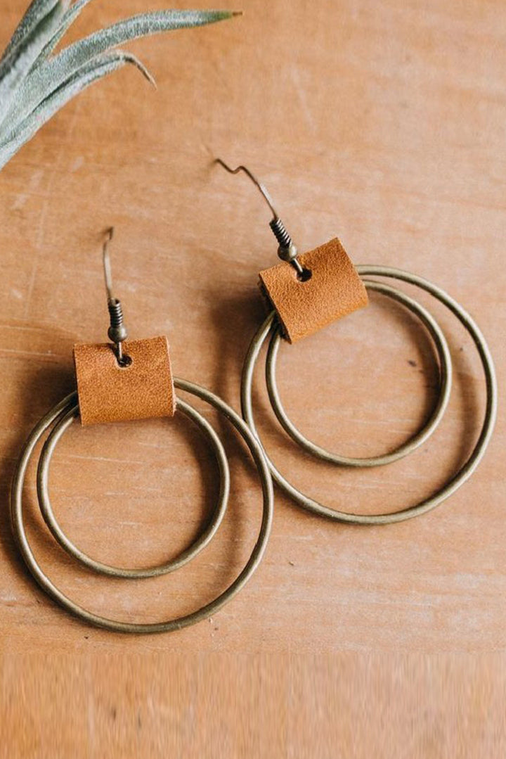 Vintage Hoop Hook Earrings