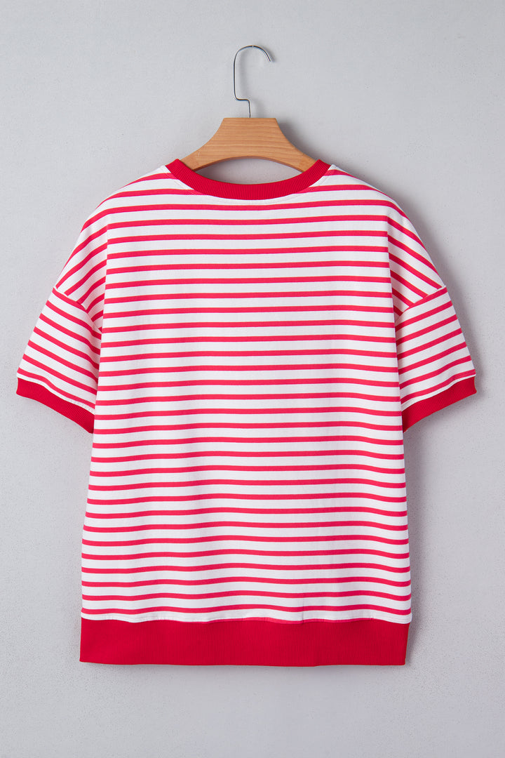 Drop Shoulder Half Sleeve T Shirt