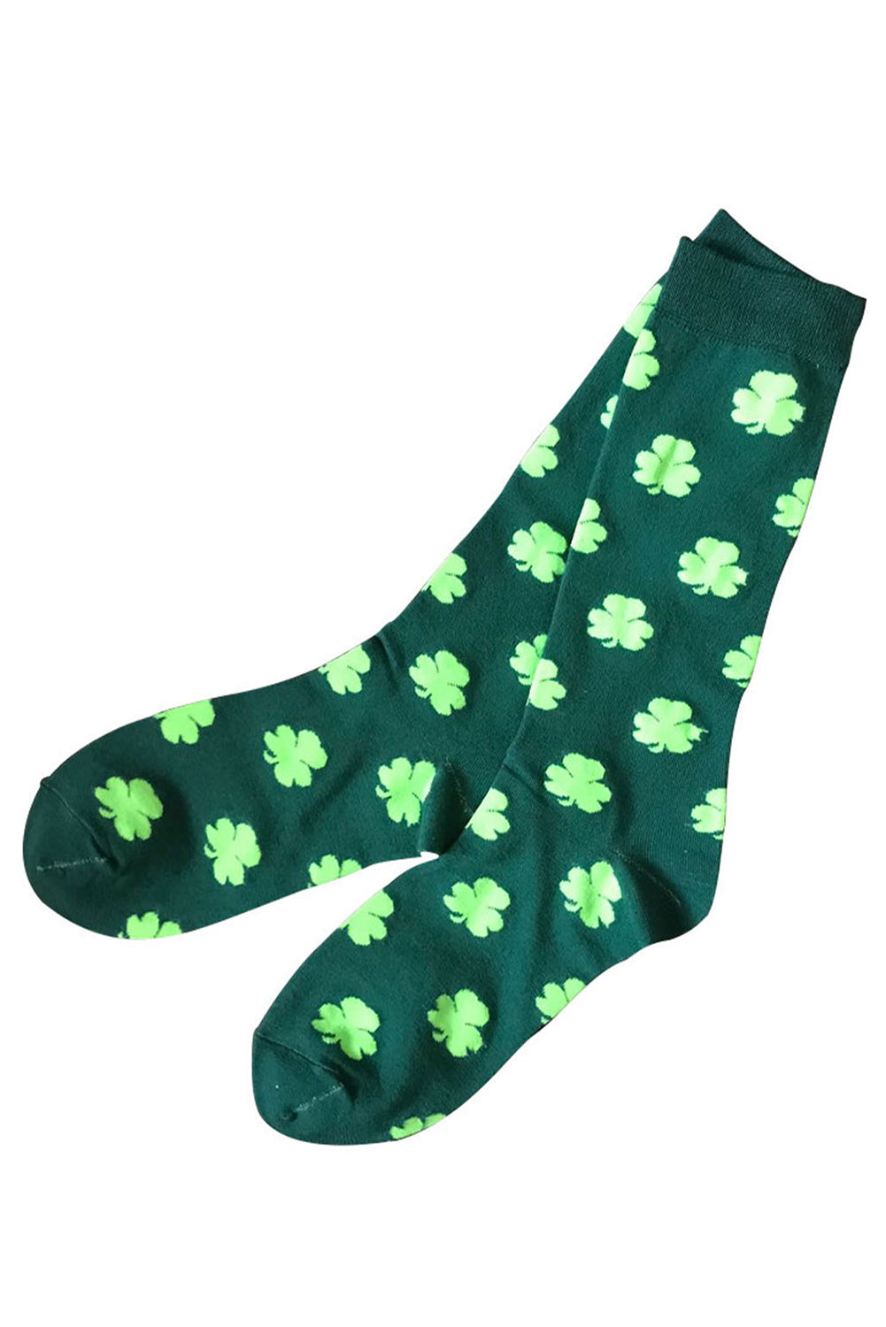 Schlauchsocken mit St. Patricks Kleeblatt-Print