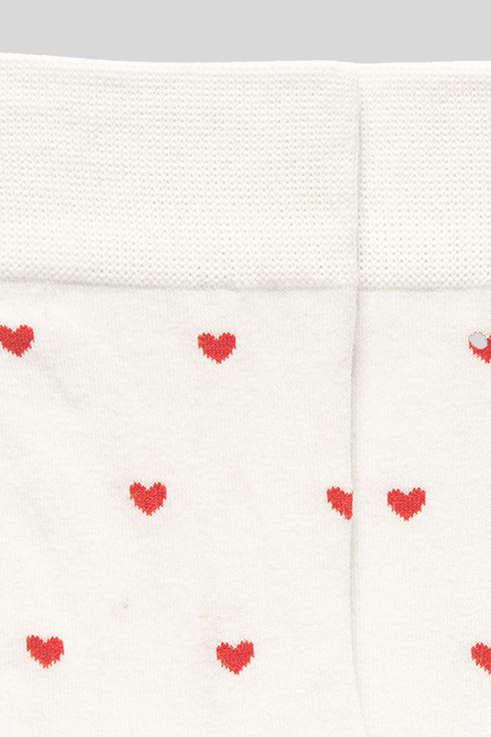 Crew-Socken mit Valentinstags-Herzmuster