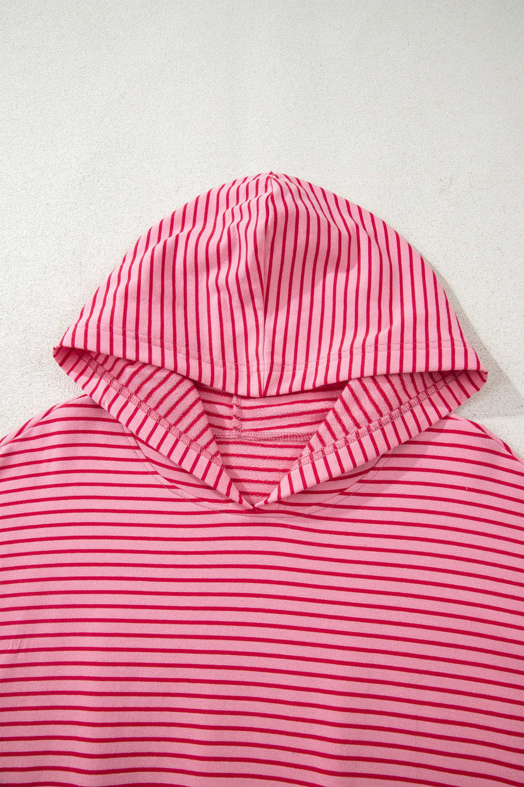 Thumbhole Side Slits Drop Shoulder Loose Fit Hoodie