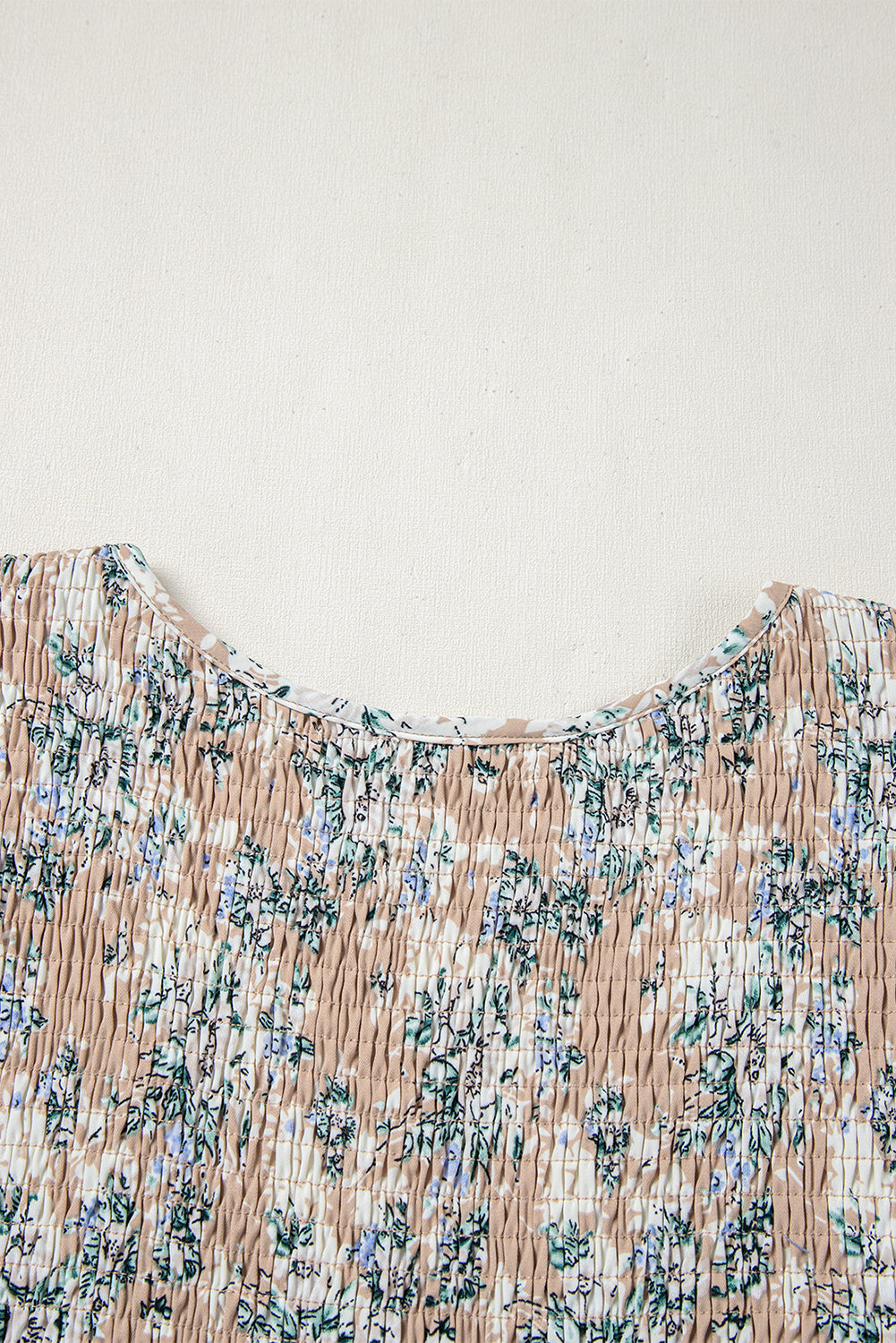 Maple Grove Floral Smocked Puff Sleeve Long Dress