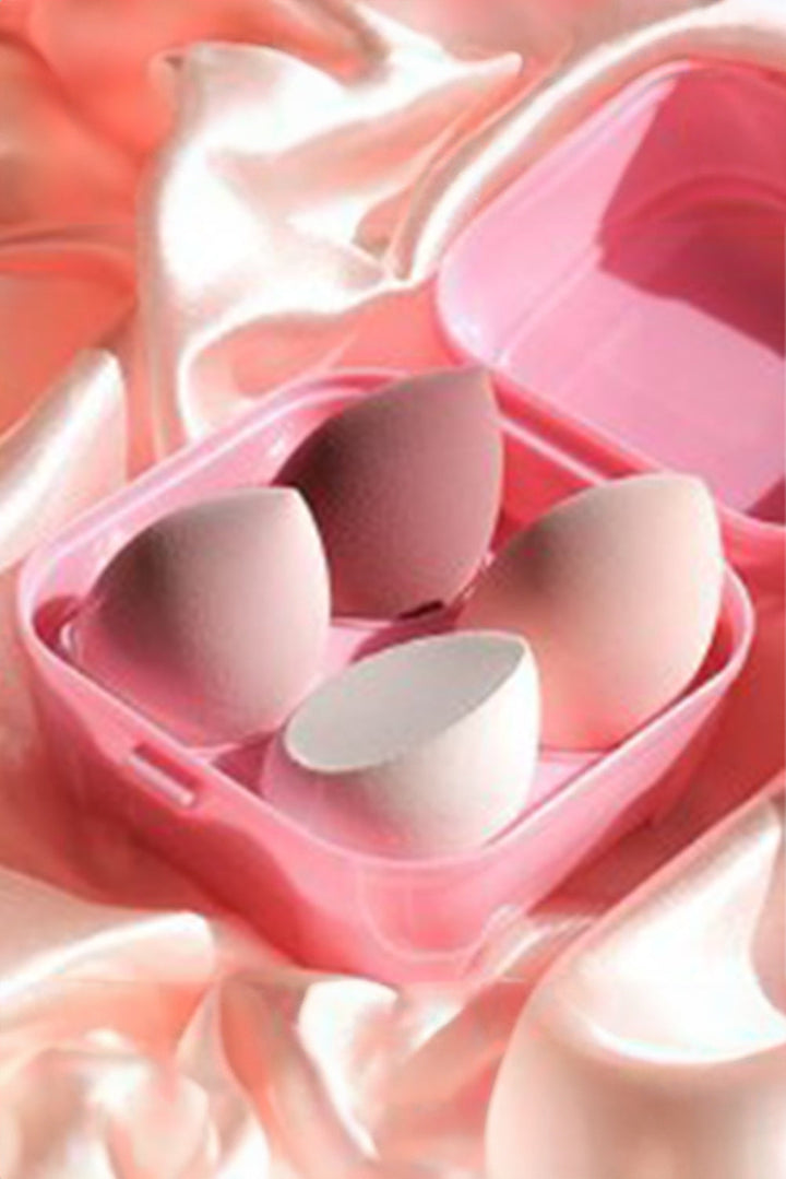 4pcs Water Drop Shape Makeup Sponge