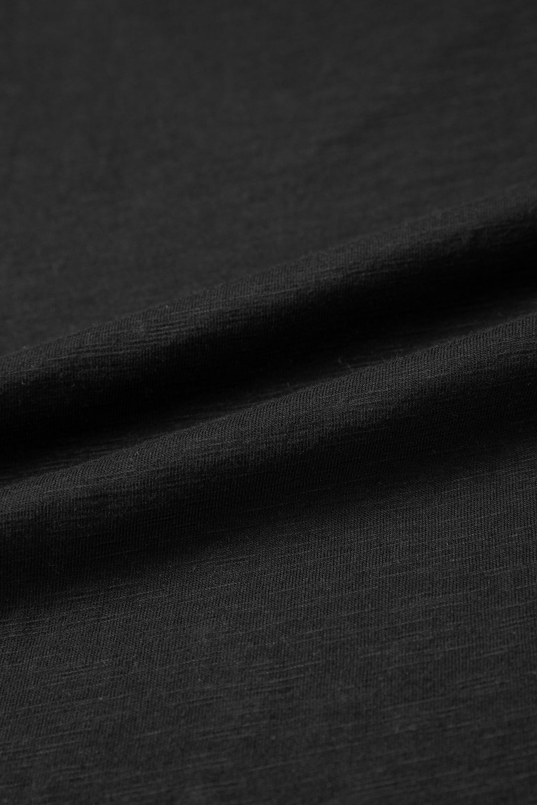 Black Cutout Embroidered Trim V Neck Cap Sleeve Tee