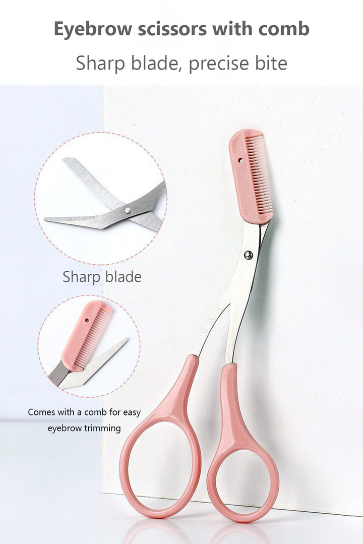 2pcs Eyebrow Trimming Tool Set