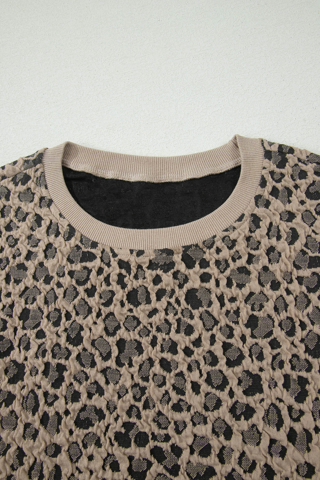 Leopard Textured Sleeveless Mini Dress with Pockets