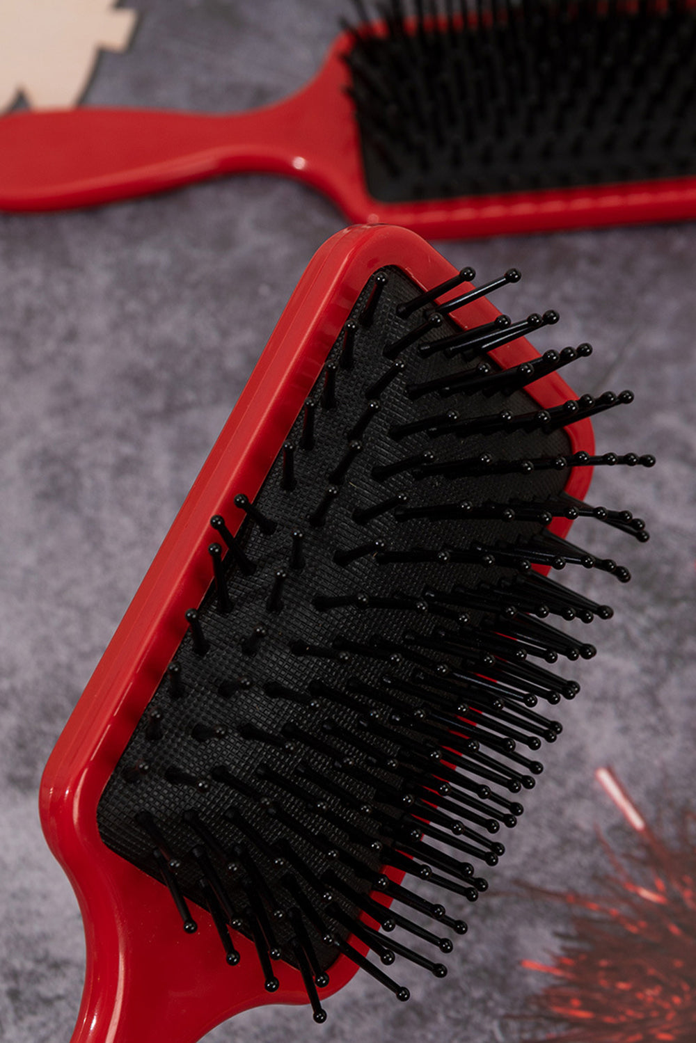 Christmas Themed Print Paddle Hair Brush