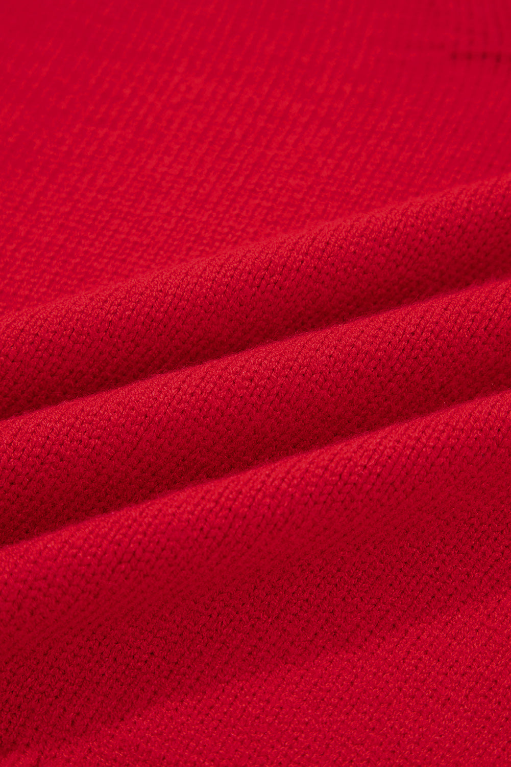 Collared V Neck Ribbed Edge Sexy Elegant Sweater