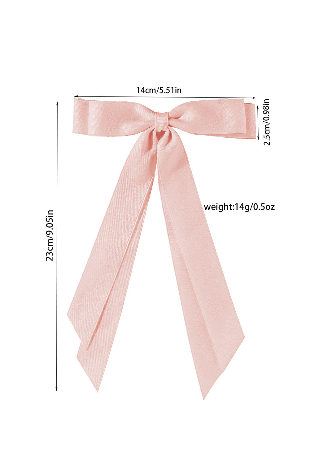 Double Bow Knot Alligator Hair Clip