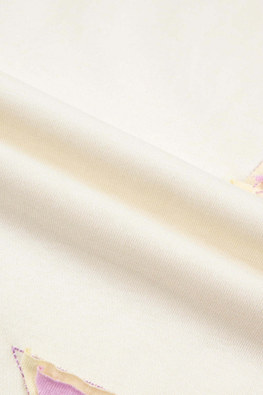 White Summer Color-Blocked Star Patchwork Pants