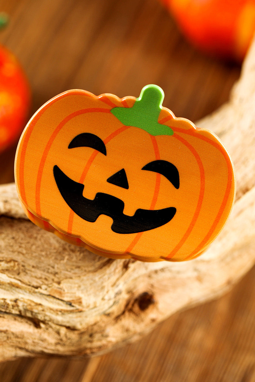 Pince à cheveux en forme de citrouille d'Halloween