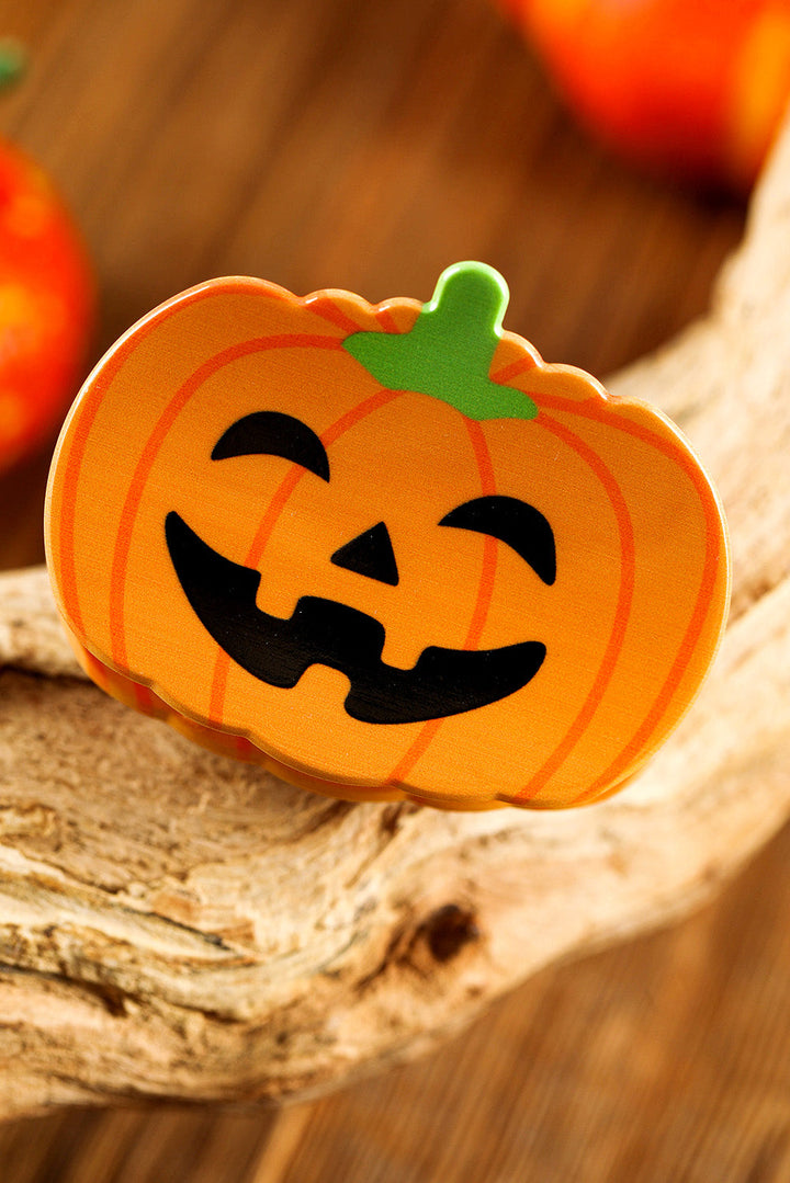 Pince à cheveux en forme de citrouille d'Halloween