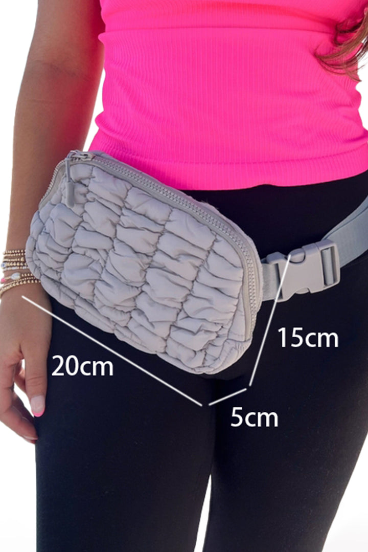 Quilted Puffer Belt Bag Fanny Pack