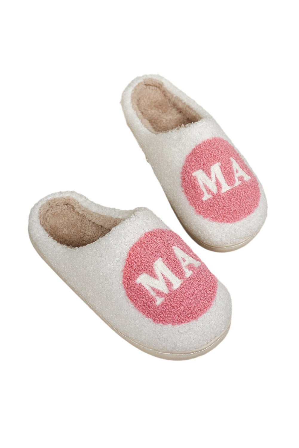 Chaussons douillets en peluche Kawaii MAMA