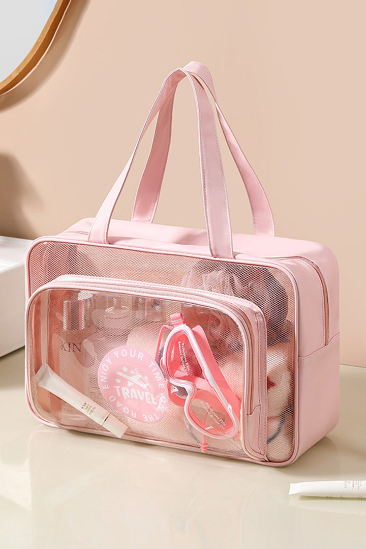 Waterproof Multi Pockets Transparent Travel Makeup Bag