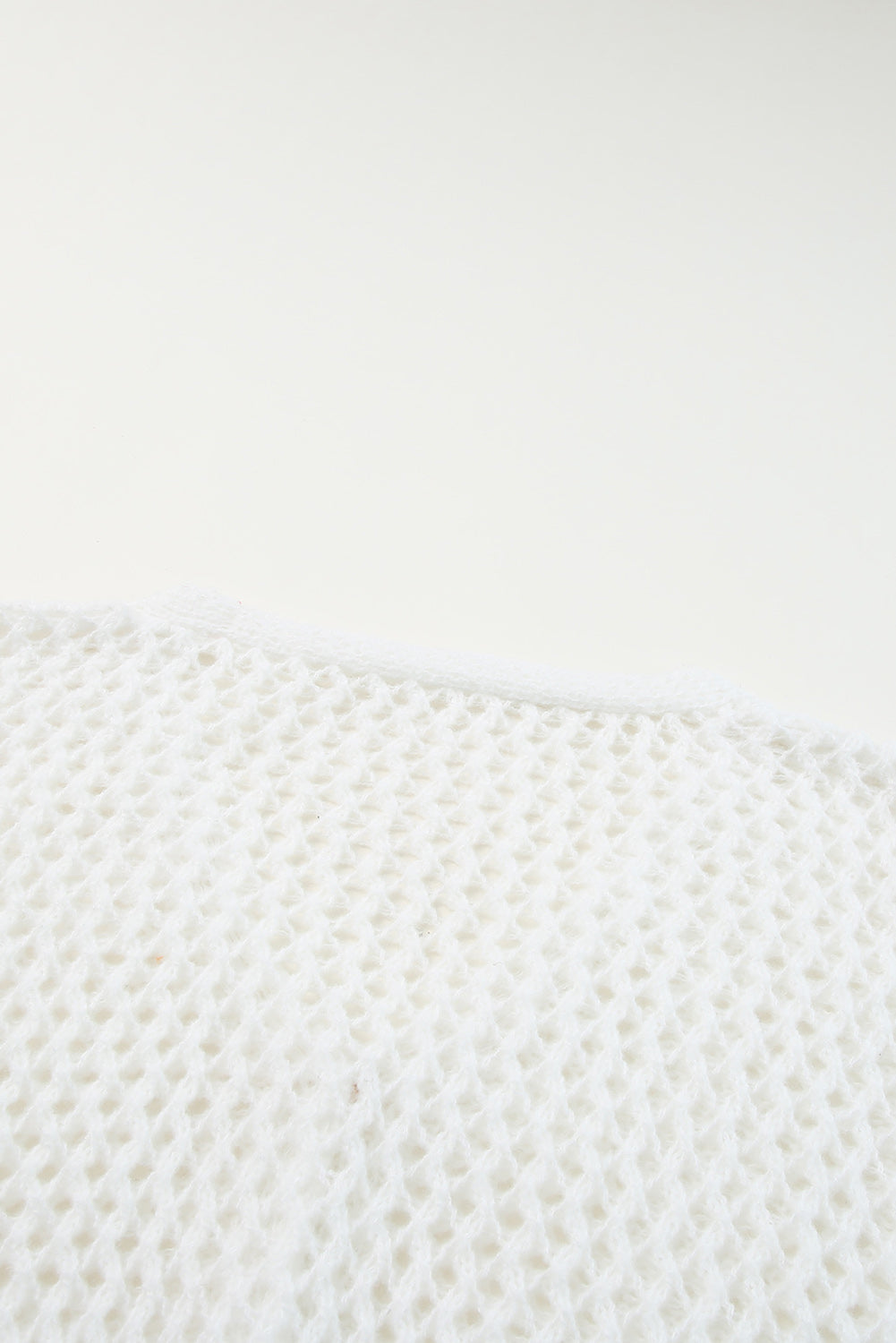 Hollowed Knit Dolman Sleeve Sweater Cardigan