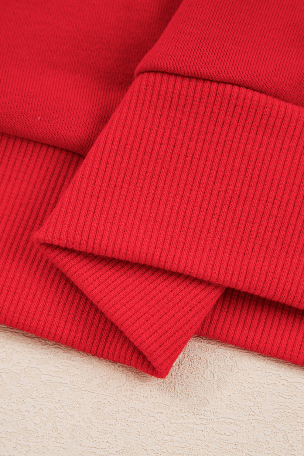 Fiery Red Varsity Stripe Detail Pullover Mini Skort Set