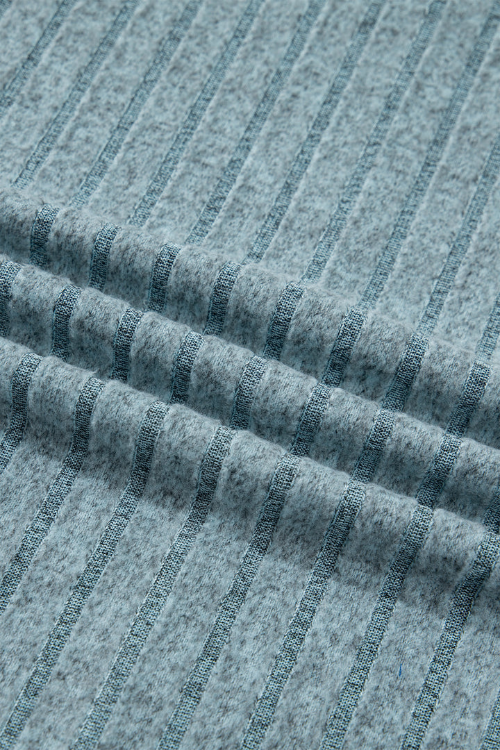 Beau Blue Slim Ribbed Mineral Wash Tank Top