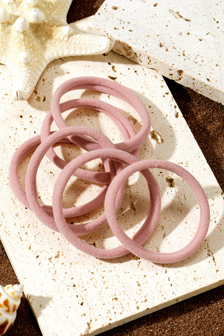 Solid Color Minimalist Hair Tie Accessory