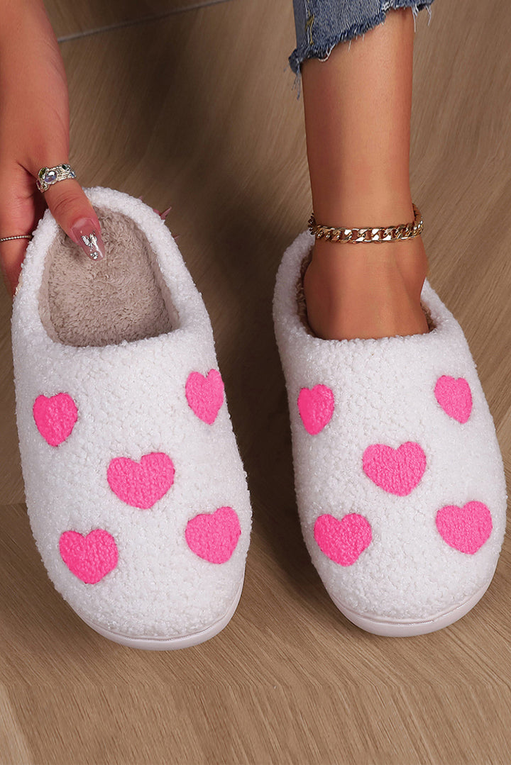 Herzmuster Valentines Fuzzy Winter Hausschuhe