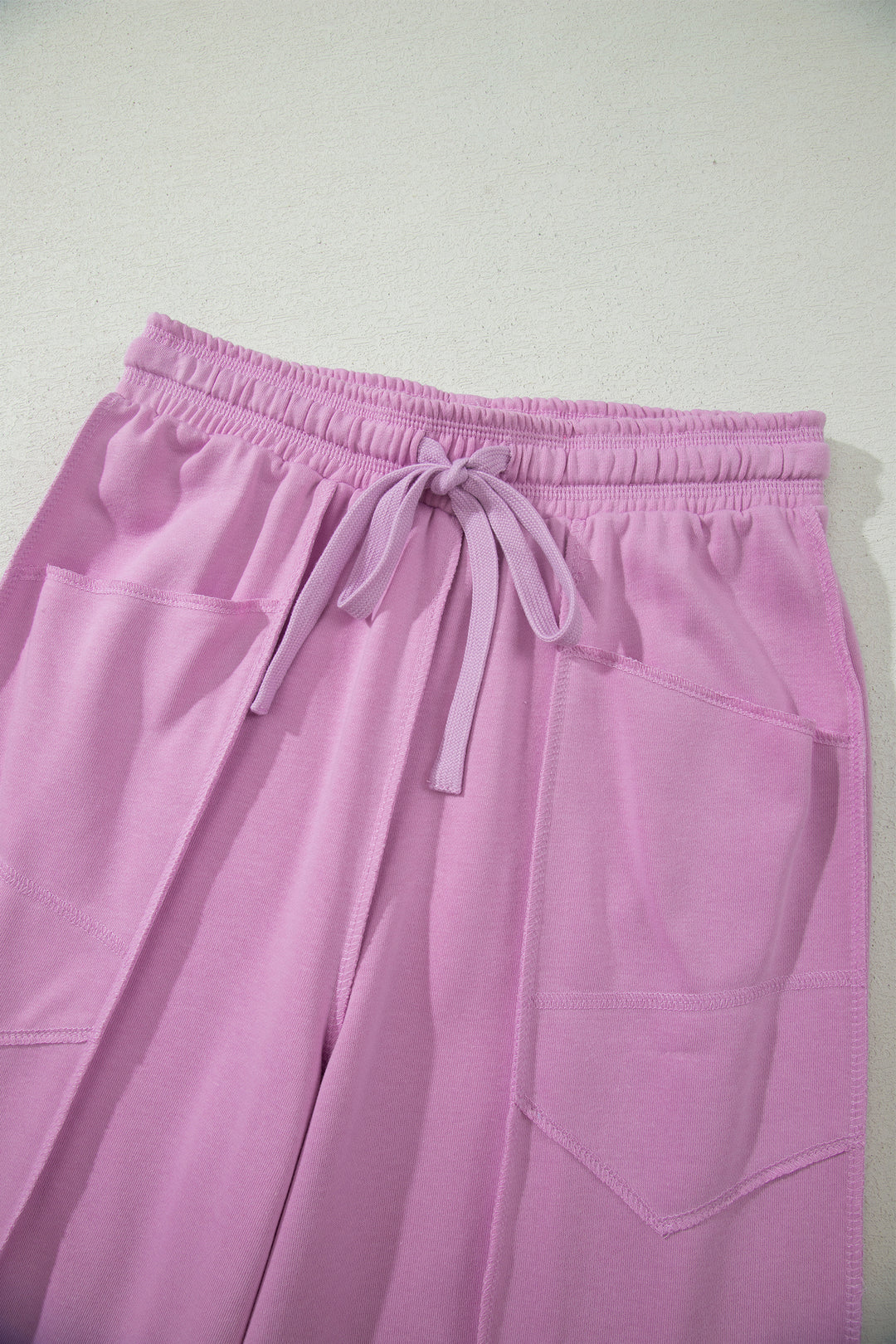 Orchid Bouquet Drop Shoulder Boxy Tee and Barrel Pants Set