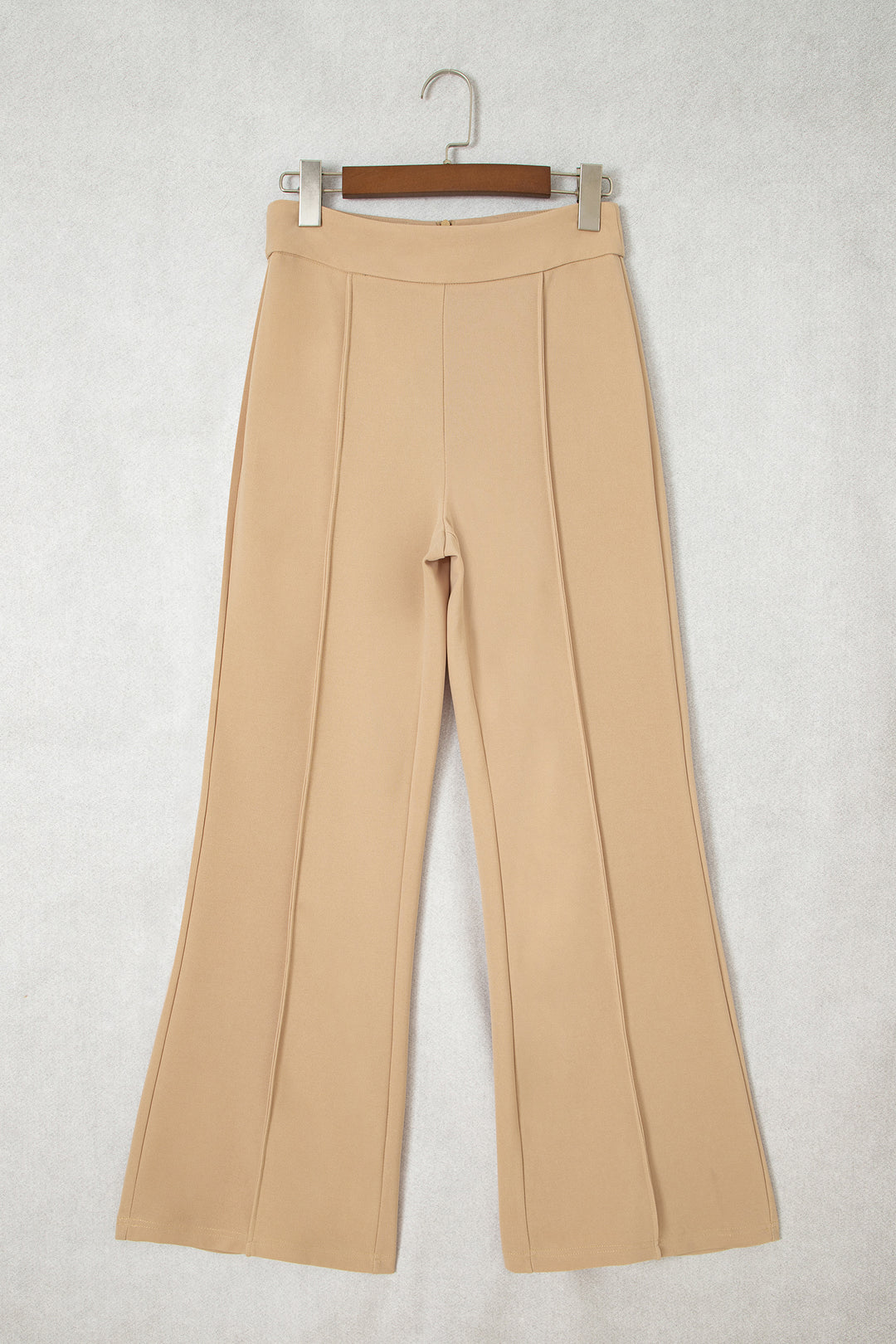 Parchment High Waist Full Length Regular Fit Pants