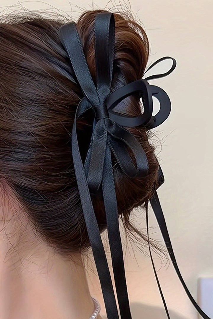 Ribbon Long Tail BowKnot Clip
