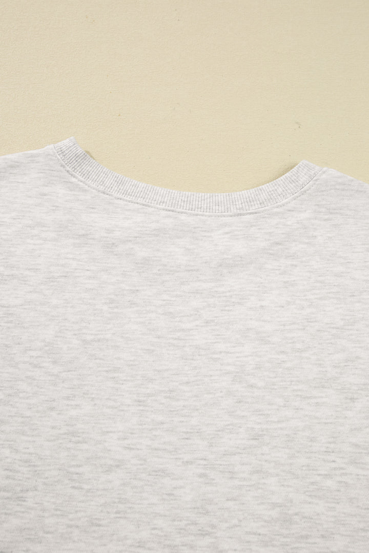 Vintage Washed GAME DAY Graphic Baggy Sweatshirt