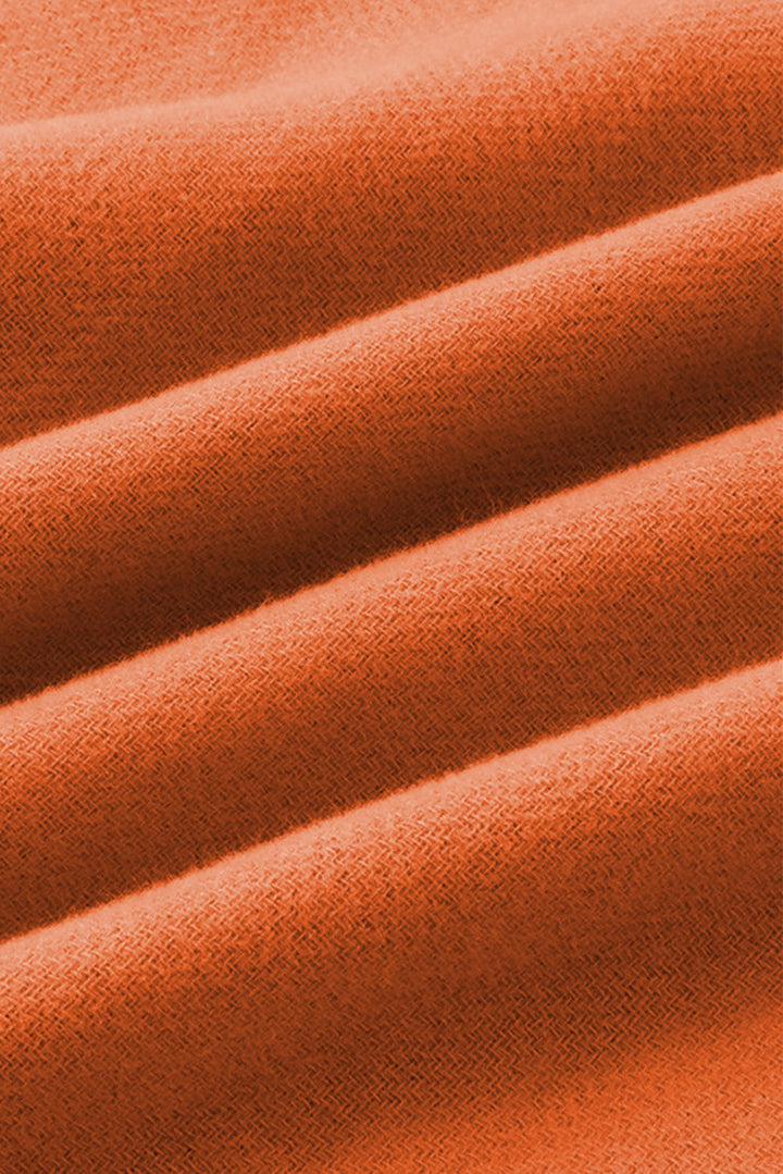 Écharpe à pompons bicolore en cachemire