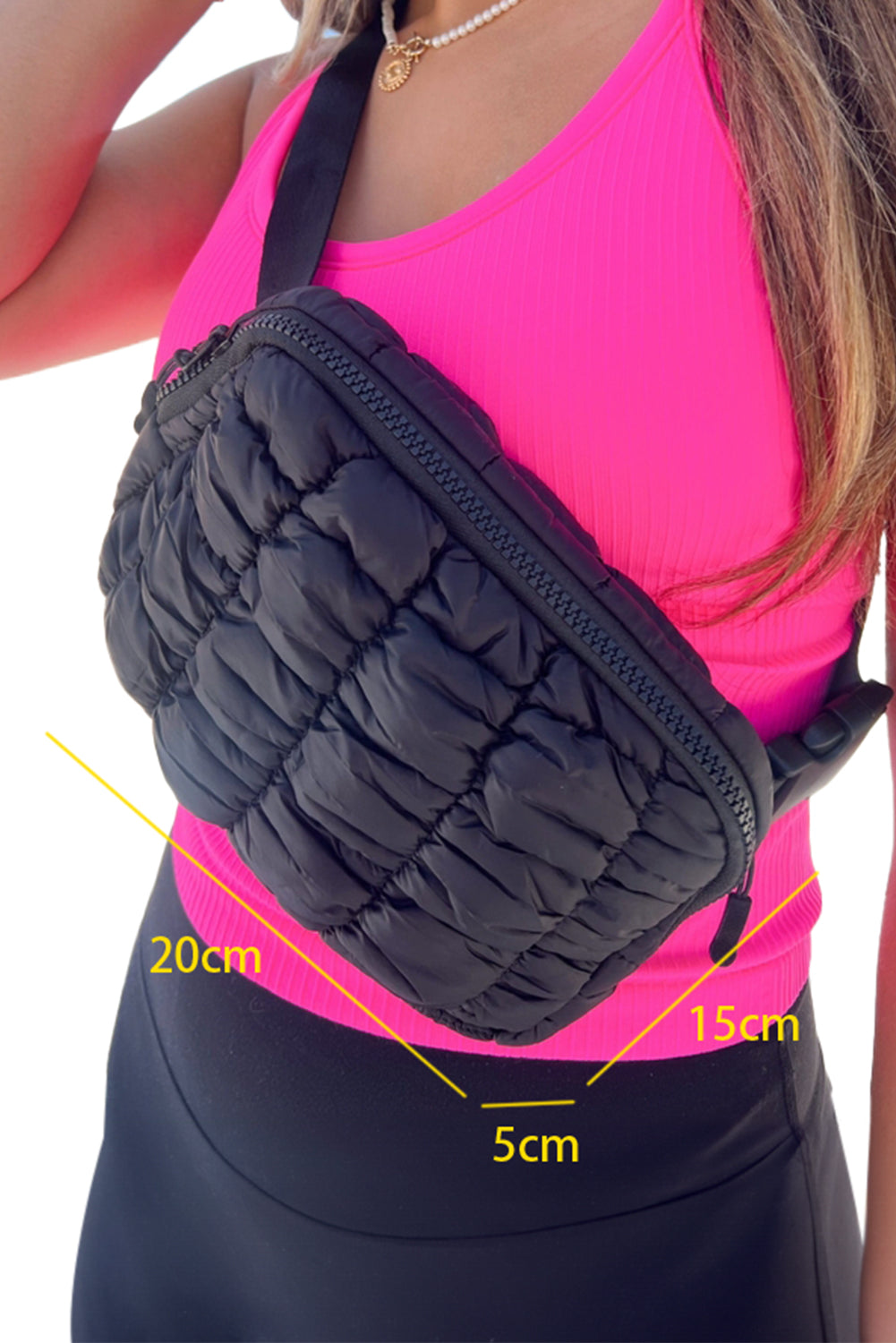 Quilted Puffer Belt Bag Fanny Pack