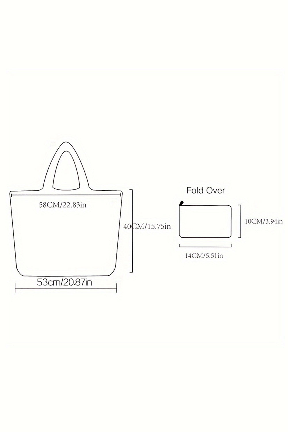 Goth Halloween Oxford Cloth Large Capacity Foldable Tote Bag