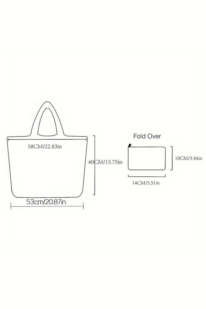 Goth Halloween Oxford Cloth Large Capacity Foldable Tote Bag