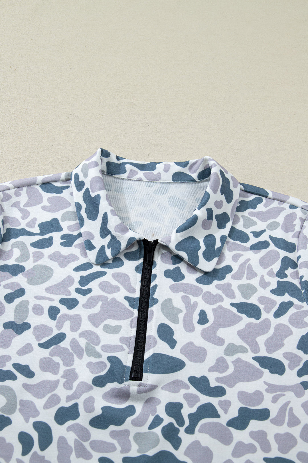 Multicolour Abstract Patterned Polo Collar T Shirt and Shorts Set