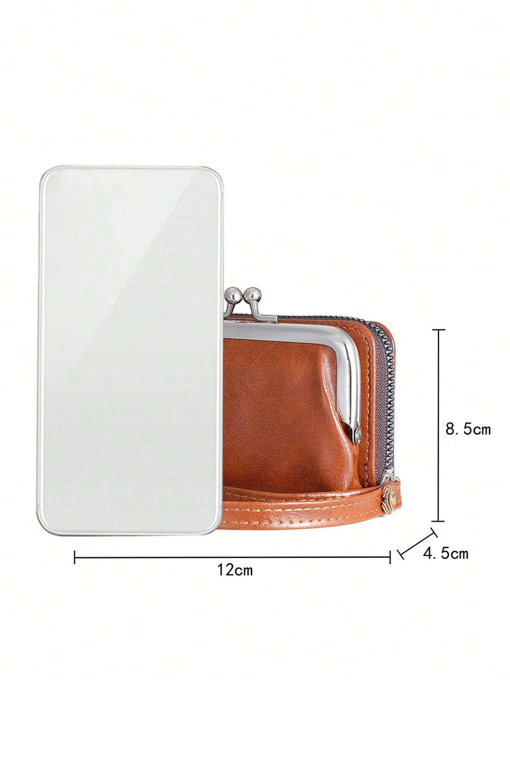 Minimalist Wristlet PU Leather Coin Purse