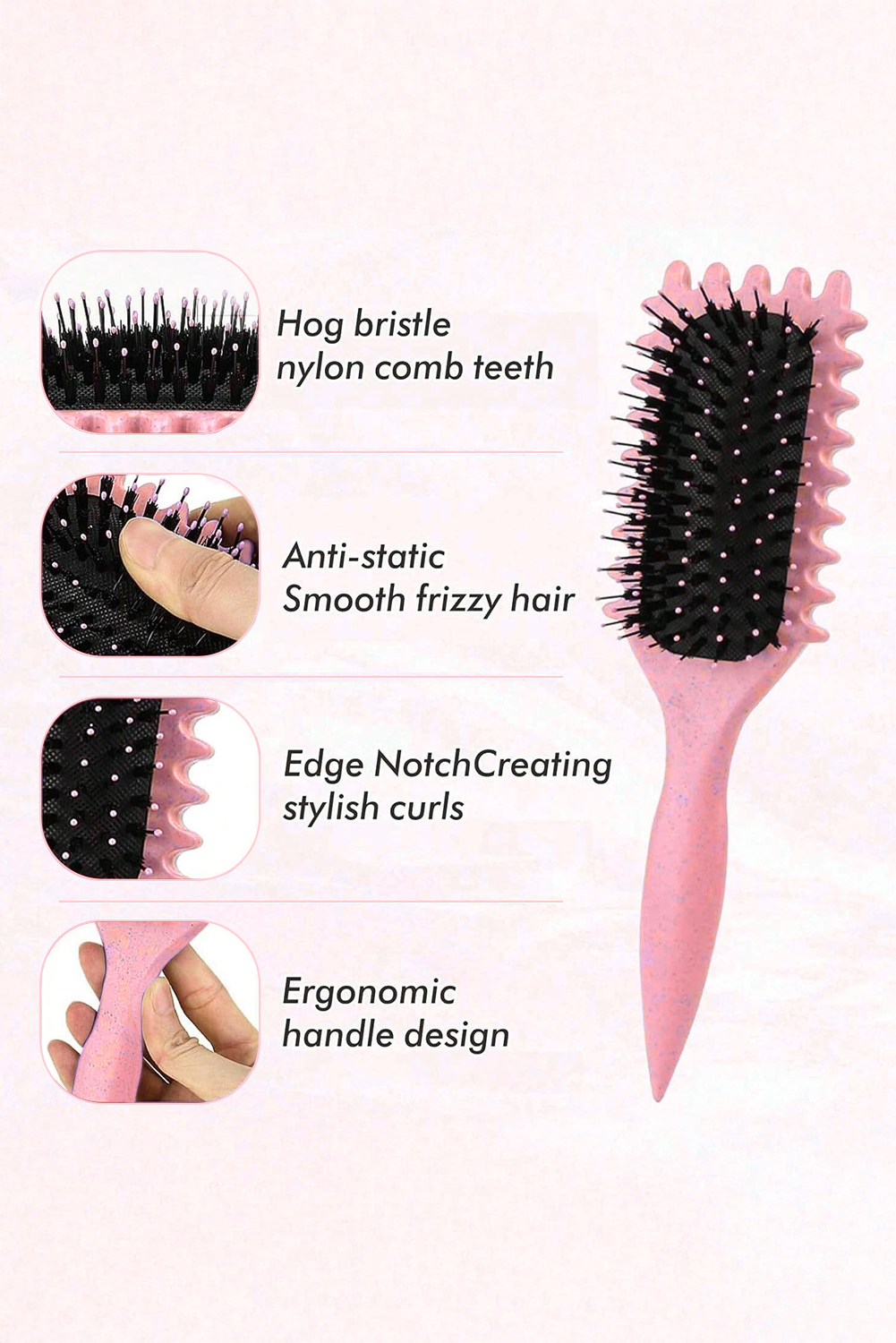 Curl-Enhancing Air Cushion Comb