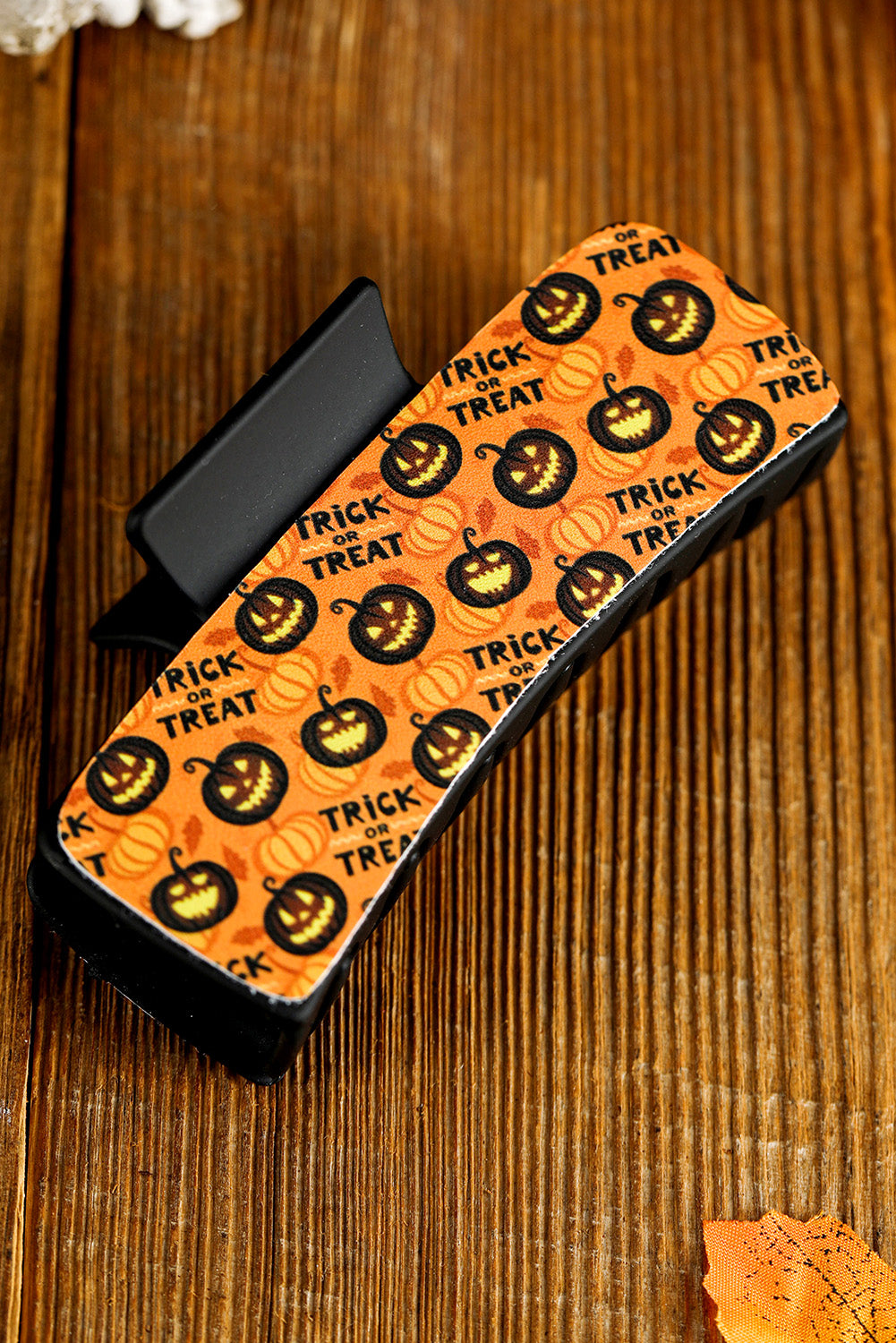 Trick or Treat Halloween Print Hair Clip