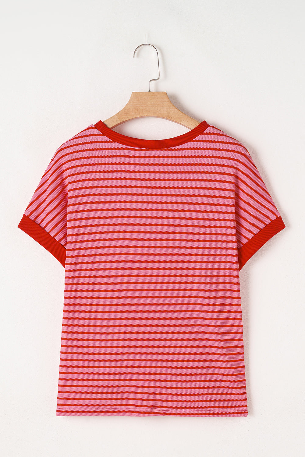 Knitted Round Neck T Shirt