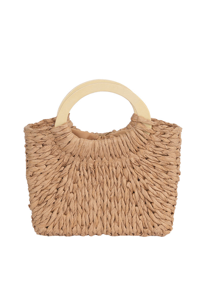 Retro Straw Woven Handle Bag
