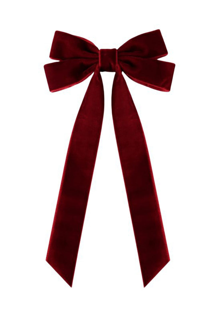 Velvet Bowknot Frenchy Girl Fashion Hair Clip